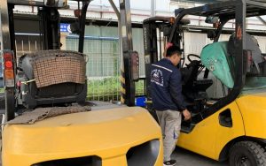 xe nang dien nhat bai