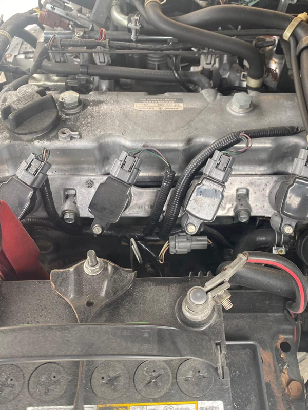 Xe nâng xăng,gas 1.8 tấn Unicarriers