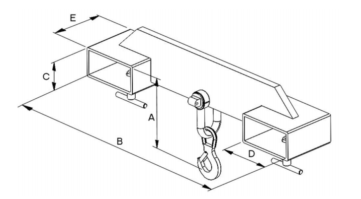 Càng gắn móc treo xe nâng hàng | Càng Phụ Xe Nâng | Giá Rẻ | Mới