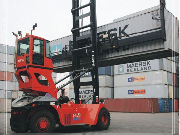 Xe nâng container rỗng | Xe nâng HEI chính hãng | Xe Nâng Bình Minh